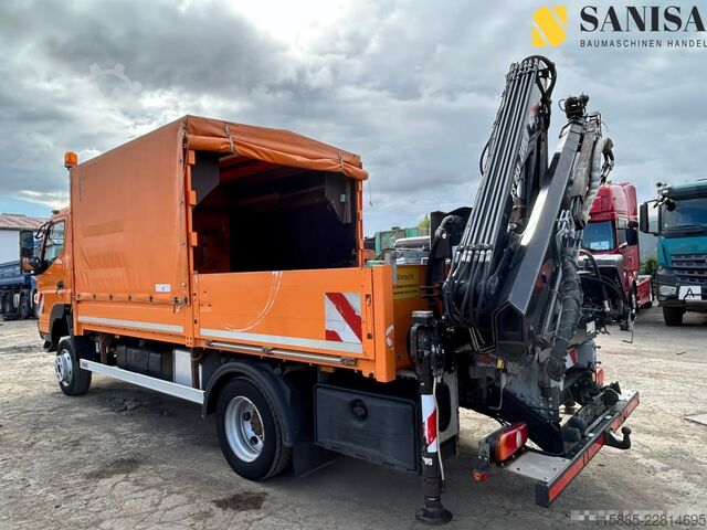 Transporter mit Kipper Mitsubishi Fuso Canter 6C18/Kran HIAB/4x4 Allrad