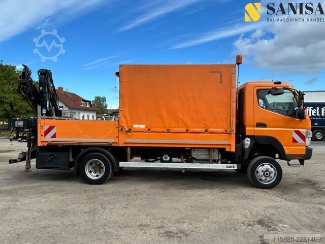 Transporter mit Kipper Mitsubishi Fuso Canter 6C18/Kran HIAB/4x4 Allrad