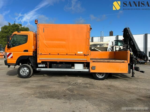 Transporter mit Kipper Mitsubishi Fuso Canter 6C18/Kran HIAB/4x4 Allrad