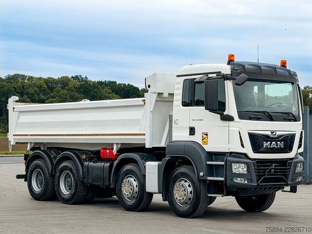 Tipper truck MAN TGS 35.420 KIPPER 6,00 m + BORDMATIC * 8x4