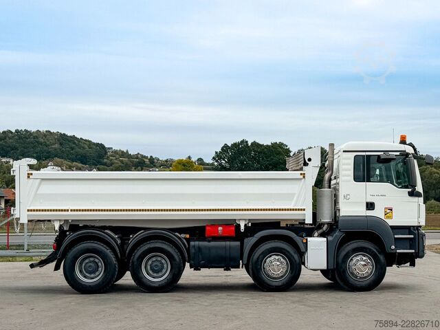 Tipper truck MAN TGS 35.420 KIPPER 6,00 m + BORDMATIC * 8x4