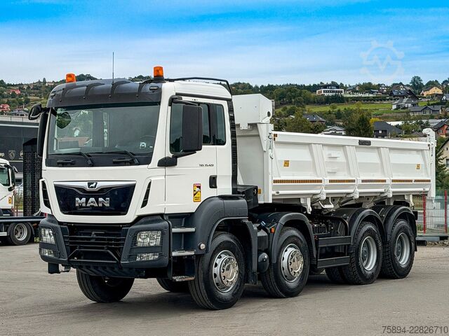 Tipper truck MAN TGS 35.420 KIPPER 6,00 m + BORDMATIC * 8x4