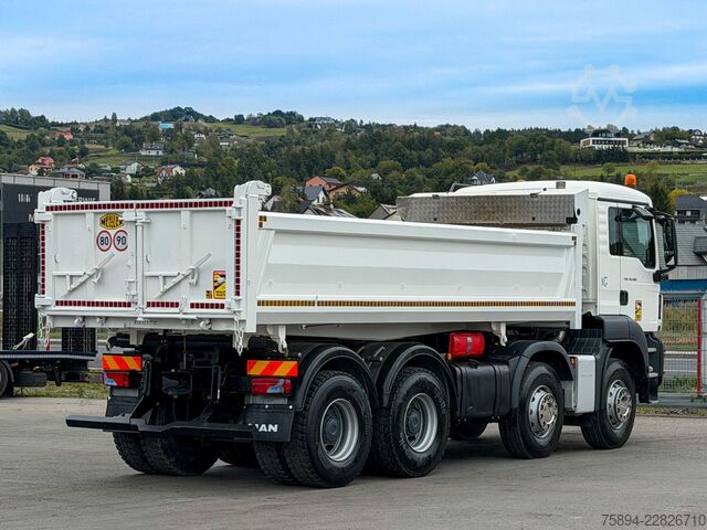 Tipper truck MAN TGS 35.420 KIPPER 6,00 m + BORDMATIC * 8x4