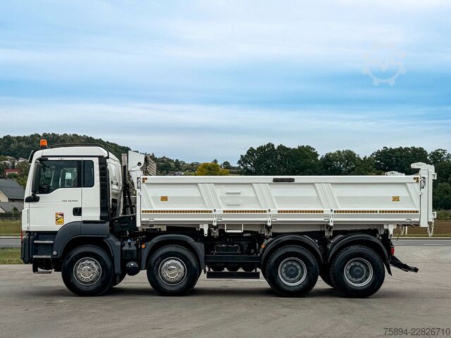 Tipper truck MAN TGS 35.420 KIPPER 6,00 m + BORDMATIC * 8x4
