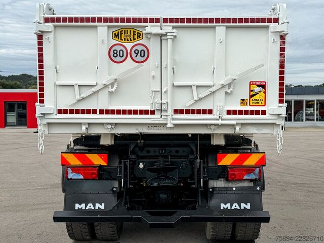 Tipper truck MAN TGS 35.420 KIPPER 6,00 m + BORDMATIC * 8x4