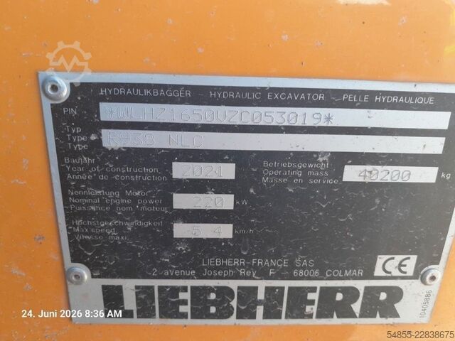 Kettenbagger Liebherr Colmar Raupenbagger R938 G8.0-D