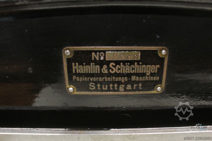 Manuelle Rillmaschine - Perforiermaschine / manuel Creasing - Perforation machine Halin & Schächinger CP