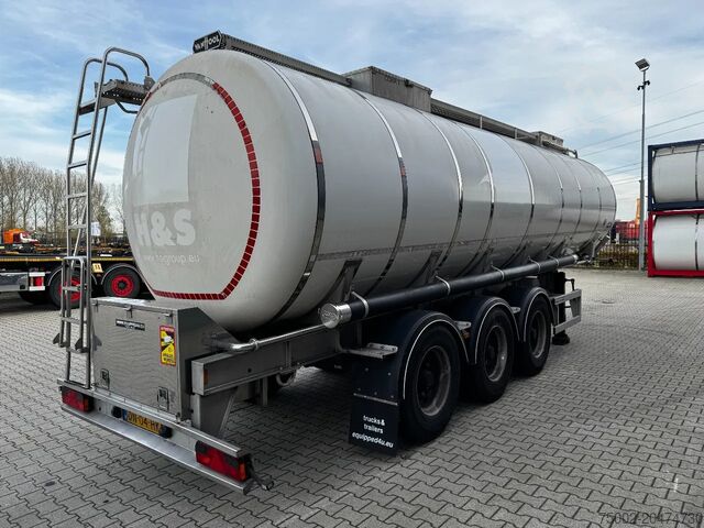 Lebensmitteltanker Van Hool LEBENSMITTEL / RVS Rahmen / Leergewicht: 5.860k...