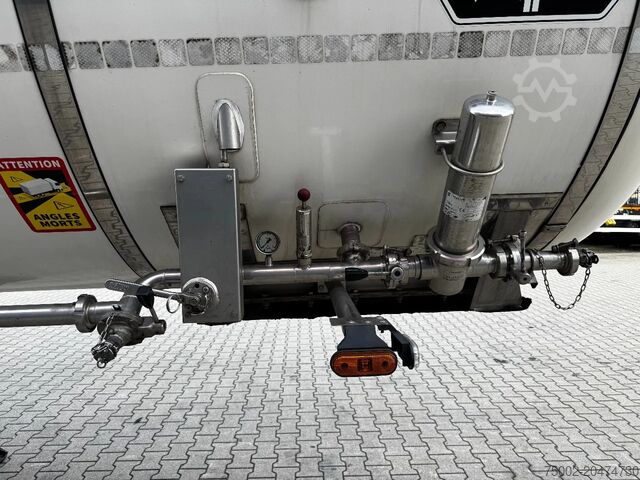 Lebensmitteltanker Van Hool LEBENSMITTEL / RVS Rahmen / Leergewicht: 5.860k...