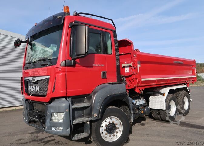 Dreiseitenkipper LKW MAN TGS 26.480 BB 6x4 Bordmatik