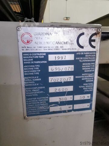 1-Walzen Walzauftragmaschine Giardina G95/05