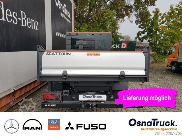 Three-sided tipper truck Mitsubishi Canter 4C15e Hinterkipper Klima, Kamera, AHK
