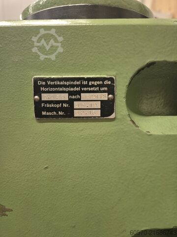 Fräsmaschine Mikron Type WF 2/3