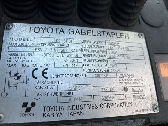 Treibgasstapler Toyota 8FGF30