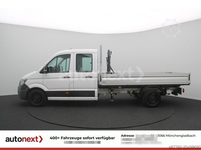 Autokranwagen VOLKSWAGEN Crafter 35 Maxi Doka *HIAB Kran 995kg* AHK 3,0t