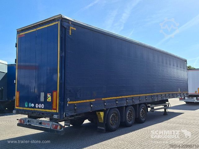 Auflieger mit Pritsche & Plane Kögel Curtainsider Mega