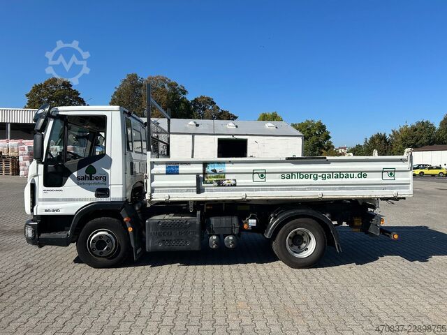 Three-way tipper van IVECO EuroCargo 80-210 / Meiller + Hohe Bordwände