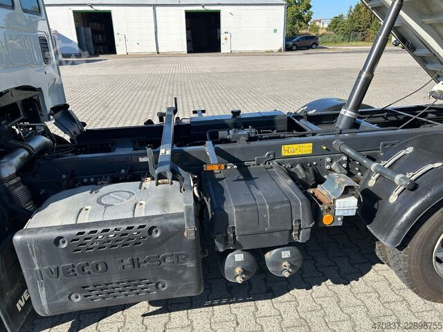 Three-way tipper van IVECO EuroCargo 80-210 / Meiller + Hohe Bordwände