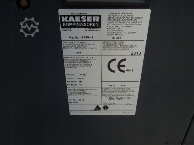 Refrigeration dryer compressed air KAESER TH451