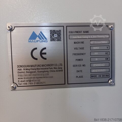 Book binding machine MAUFUNG MF-Smart390A