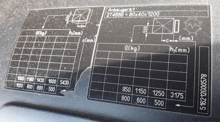 4-wheel forklift truck, ID no. G00578 STILL RX20 - 16P
