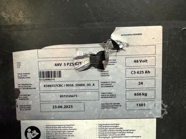 Batterie 06/2023 Service + UVV 07/2027 Linde E 18
