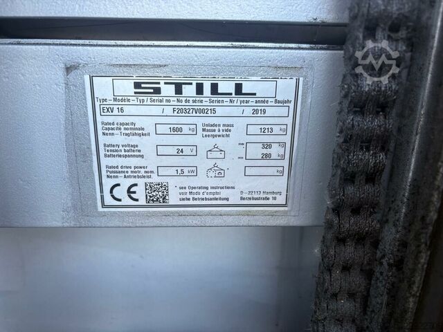 VS-23118 Elektrischer Hochhubwagen Still EXV16 5616mm STILL EXV16