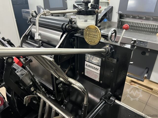 Stanzmaschine, Buchdruckmaschine Heidelberg OHT „windmill” Letterpress