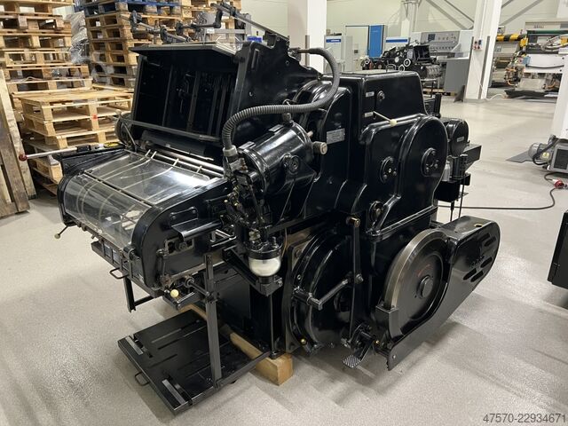 Automatischer Stanzautomat Heidelberg Cylinder KSB 40×57 Automatic die-cutter