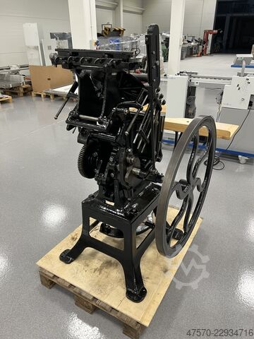 Buchdruckmaschine Letterpress printing press foot operated
