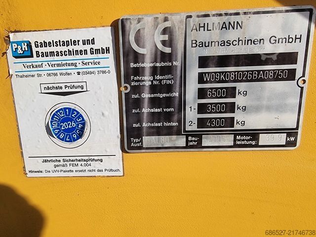 Wheel loader AHLMANN AL80