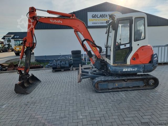 Mini excavator KUBOTA KX121-3a mit Teleskoparm