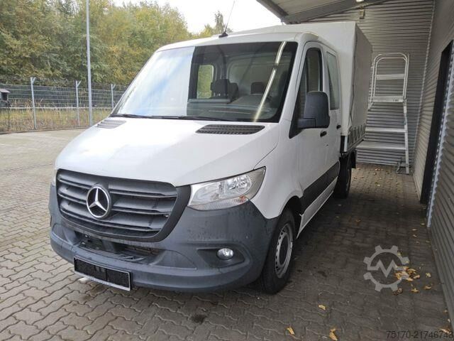 Sliding tarpaulin Mercedes-Benz Sprinter 215 CDI 9G Pritsche/Plane Klima AHK