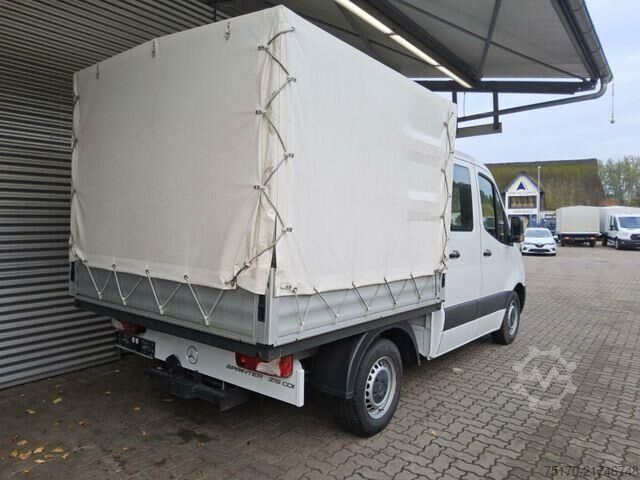 Sliding tarpaulin Mercedes-Benz Sprinter 215 CDI 9G Pritsche/Plane Klima AHK