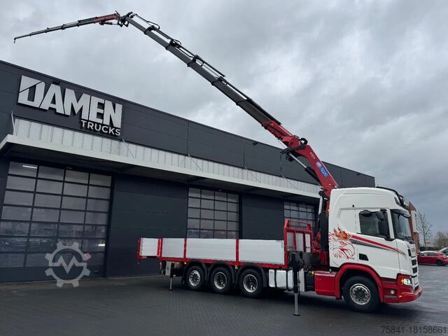 Crane truck Scania R 500 8x4 HMF 5020-K6 + JIB FJ 1000-K5