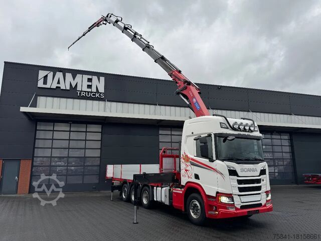 Crane truck Scania R 500 8x4 HMF 5020-K6 + JIB FJ 1000-K5