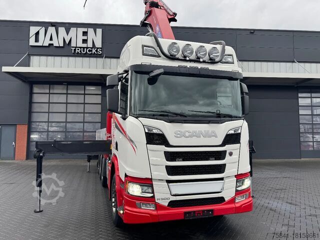 Crane truck Scania R 500 8x4 HMF 5020-K6 + JIB FJ 1000-K5