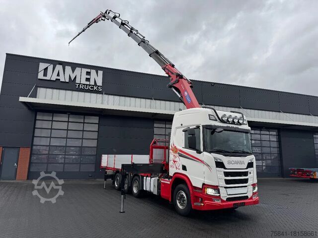 Crane truck Scania R 500 8x4 HMF 5020-K6 + JIB FJ 1000-K5