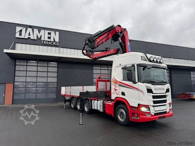Crane truck Scania R 500 8x4 HMF 5020-K6 + JIB FJ 1000-K5