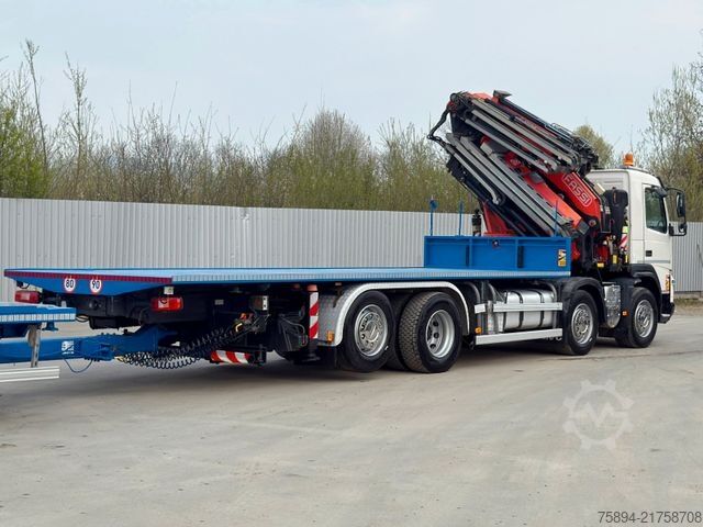 Truck mounted crane VOLVO FMX 460 * KRAN +JIB+ FUNK + Anhänger! 6x4 * TOP