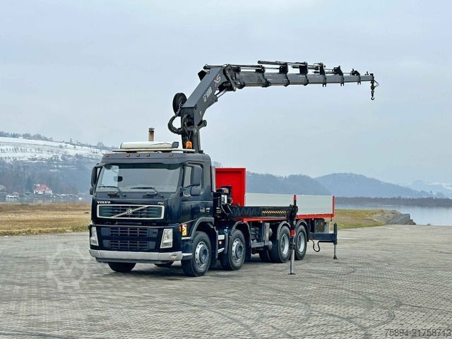 Truck mounted crane VOLVO FM 440* HIAB 377 E-7 HIDUO + FUNK / 8x4