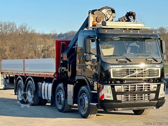 Truck mounted crane VOLVO FM 440* HIAB 377 E-7 HIDUO + FUNK / 8x4