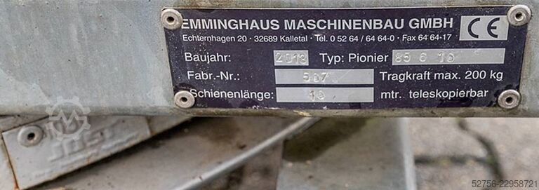 Construction lift  Emminghaus Pionier 85-6-16
