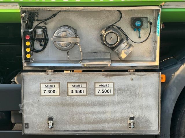 LKW mit Tankaufbau MAN TGS 26.400*ESTERER 3-KAM.*OBER/UNTER*LENK & LIFT