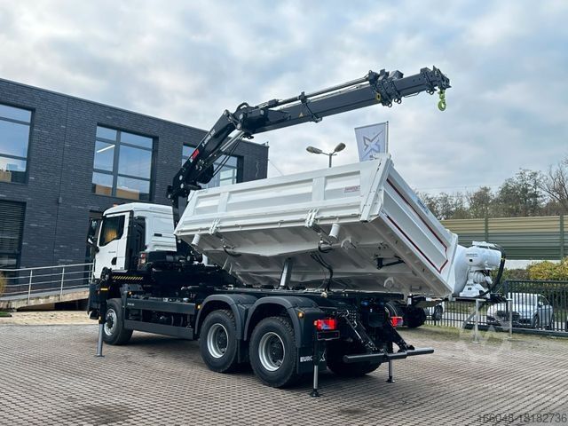 Other MAN TGS 33.440 6x6 /3-Seiten- Kipper / Kran HIAB 302