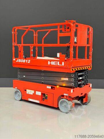 Scissor lift Heli 10m - 450KG Scheren Arbeitsbühne - Neu - Garantie
