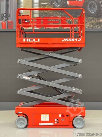 Scissor lift Heli 10m - 450KG Scheren Arbeitsbühne - Neu - Garantie