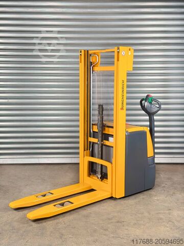 High lift truck pedestrian Jungheinrich EJC 214 - Service Neu - Triplex 4,3m 1.4t
