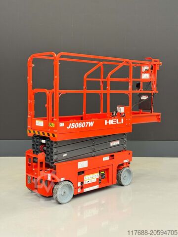 Scissor lift Heli 7.8M - 230KG - Scheren Arbeitsbühne - Neu - Garantie
