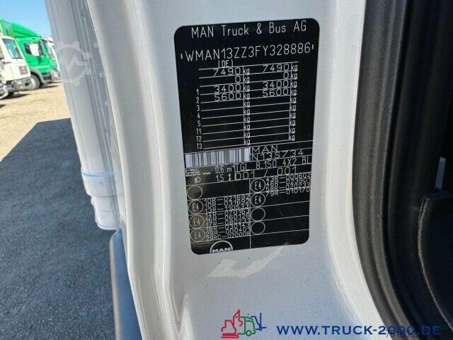 Transporter mit Koffer MAN TGL 8.150 Koffer + Ladebordwand Dautel 1.500 Kg
